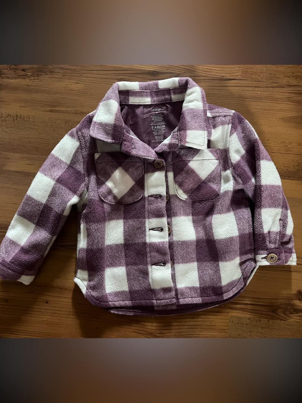 Girls Plaid Jacket